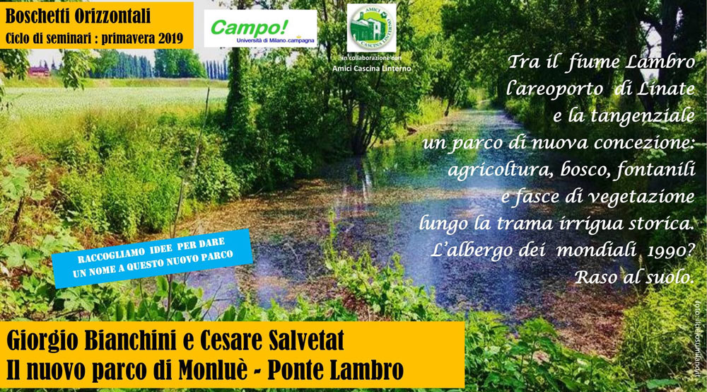 16 maggio: “Il nuovo Parco di Monluè – Ponte Lambro”